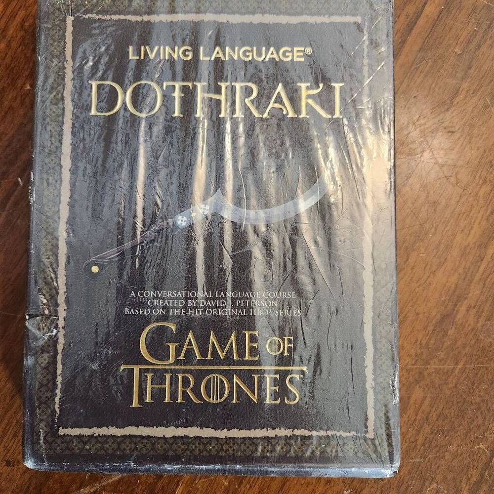 Living Language Dothraki Game of Thrones DVD